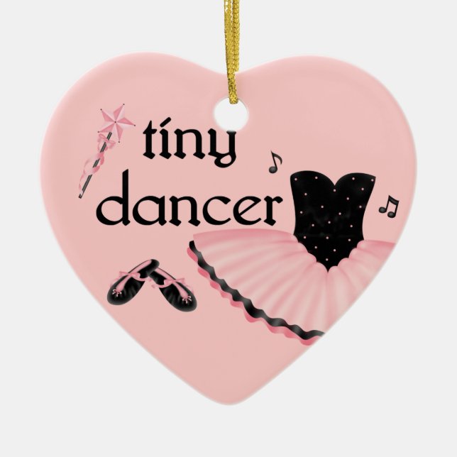 Tiny Dancer Foto Ornament (Vorne)