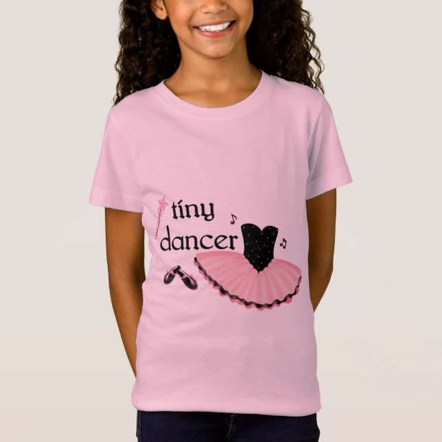 Tiny Dancer Girl's Babydoll Tshirt (Vorderseite)