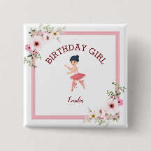 Tiny Dancer|Pink Floral Ballet Geburtstagsparty