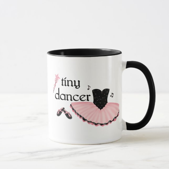 Tiny Dancer Pink und Black Coffee Tasse (Rechts)