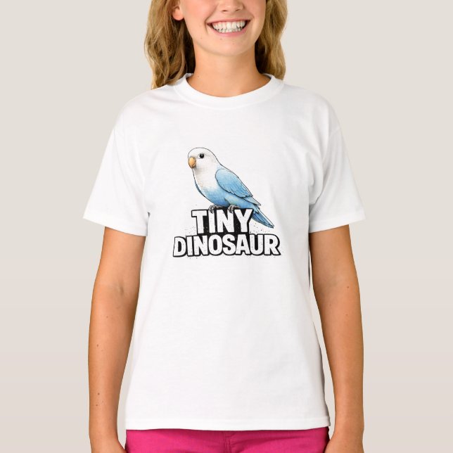 Tiny Dinosaur Lovebird T-Shirt (Vorderseite)