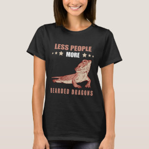 Tiny Dinosaur Reptile mehr weniger Leute mehr Bart T-Shirt