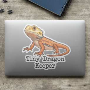 Tiny Dragon Keeper Barted Dragon Aufkleber