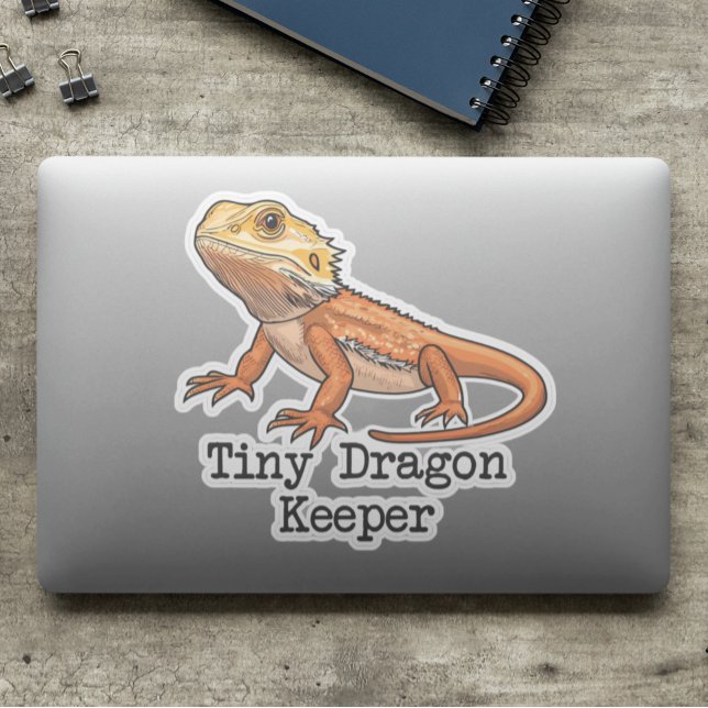 Tiny Dragon Keeper Barted Dragon Aufkleber (Von Creator hochgeladen)