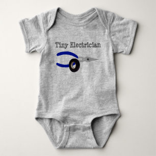 Tiny Electrician Bodysuit Baby Strampler