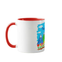 Tiny Explorer Stick Figure Hiking Illustration