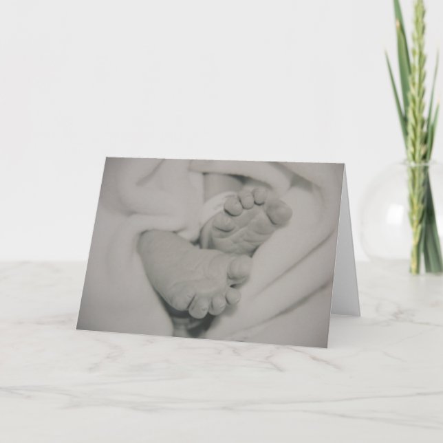 Tiny Feet Karte (Vorderseite)