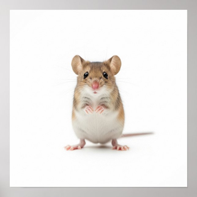 Tiny Field Mouse Art Poster (Vorne)
