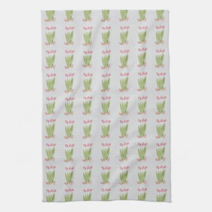Tiny Floral Print Geschirrtuch