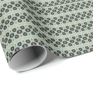 Tiny Floral Stripe Geschenkpapier