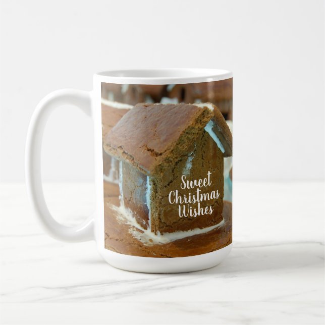 Tiny Gingerbread House Holiday Kaffeetasse (Links)