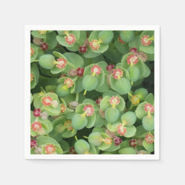 Tiny Green Flora Serviette