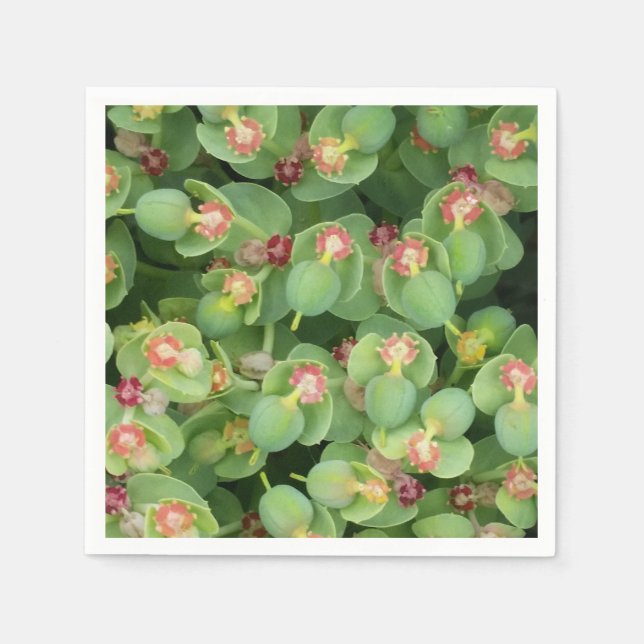 Tiny Green Flora Serviette (Vorderseite)