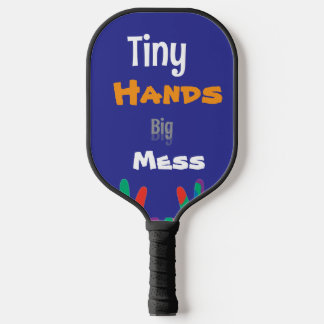 Tiny Hands Big Mess Kids Art Pickleball Schläger