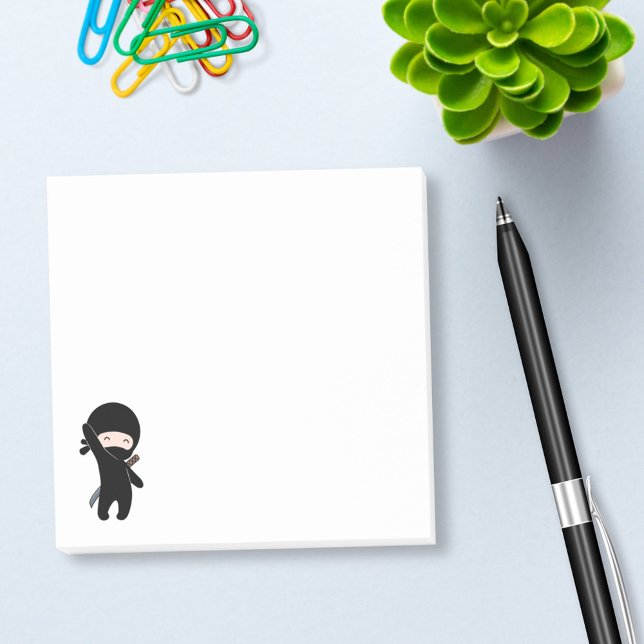 Tiny Happy Ninja Post-it Klebezettel (Von Creator hochgeladen)