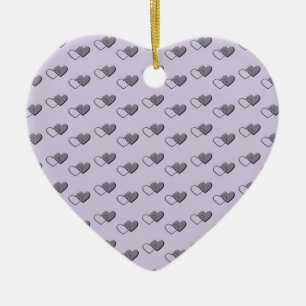 Tiny Hearts-Dekoration Keramikornament