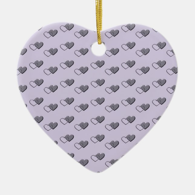 Tiny Hearts-Dekoration Keramikornament (Vorne)