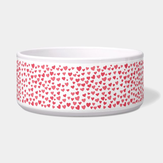 Tiny Hearts Keramik Pet Bowl Napf (Vorderseite)