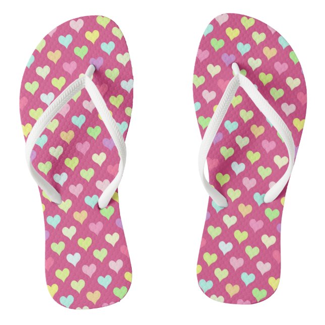 Tiny Hearts Multifarben Flip Flops (Fußbett)
