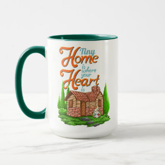 Tiny Home ist dort, wo dein Herz Gnom-Herzen ist Tasse