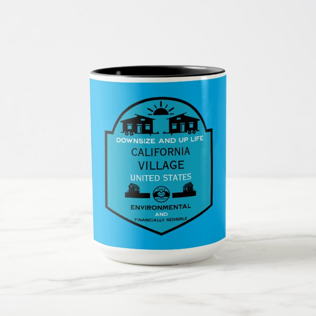 Tiny House Communities bearbeitbar Tasse (Zentrum)