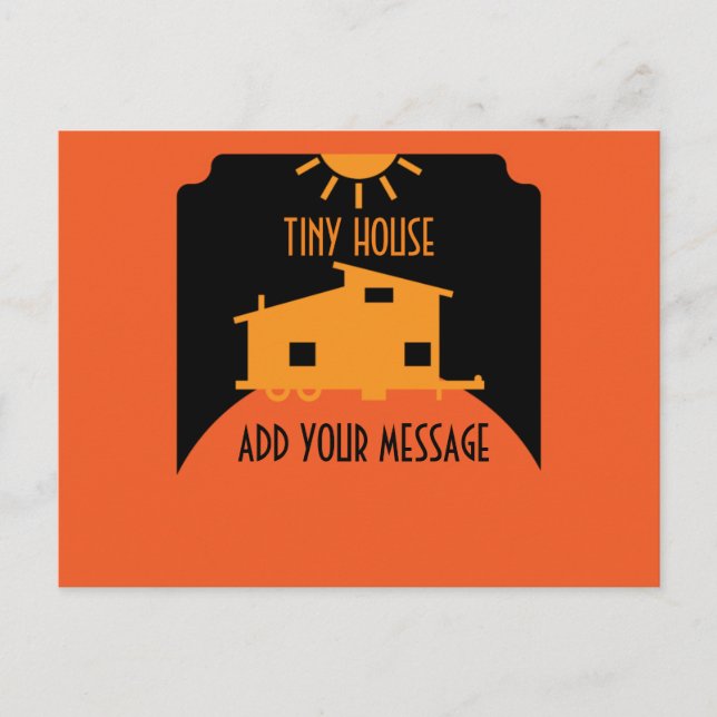 Tiny House Living - Tiny House Nation Doormat Postkarte (Vorderseite)