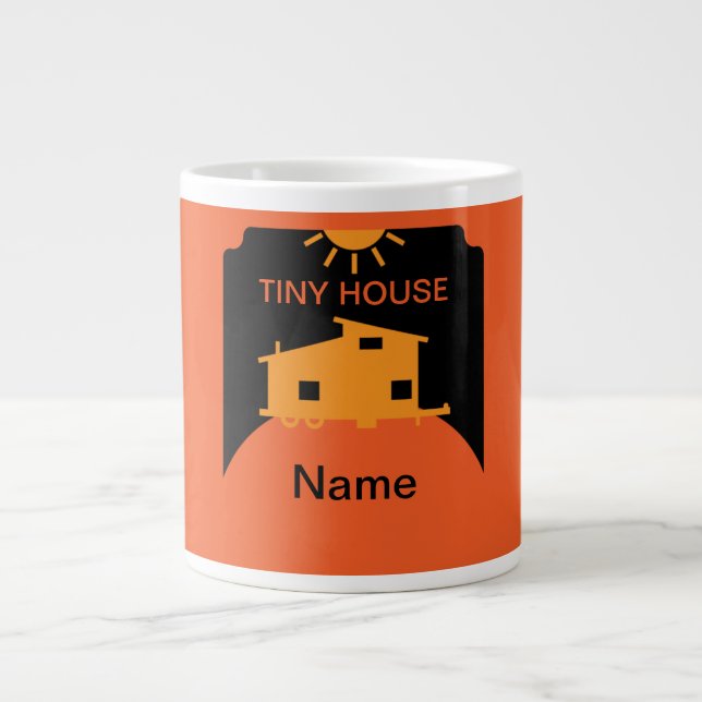 Tiny House Living - Tiny House Nation Jumbo-Tasse (Vorderseite)