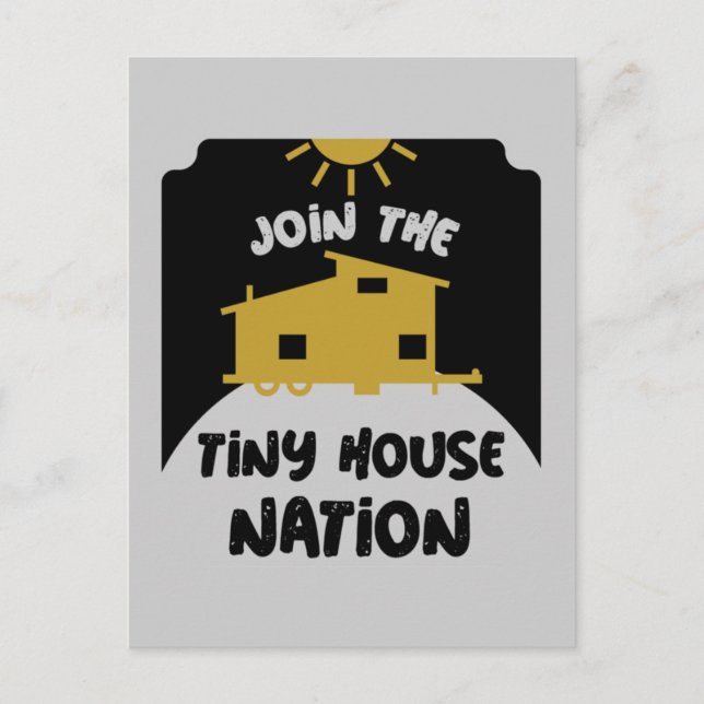 Tiny House Living - Tiny House Nation Postkarte (Vorderseite)