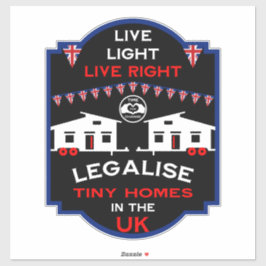 Tiny House UK Aufkleber