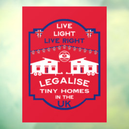 Tiny House UK Fensteraufkleber
