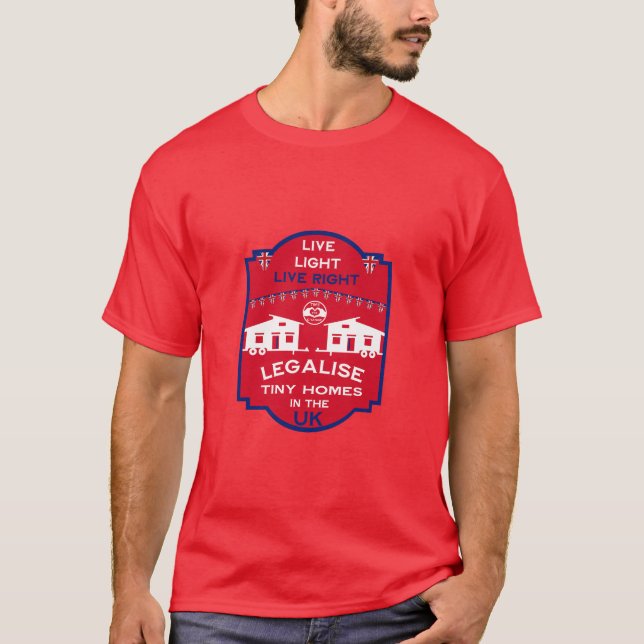 Tiny House UK T-Shirt (Vorderseite)