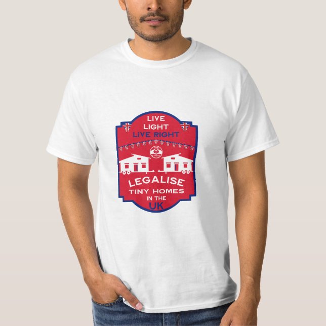 Tiny House UK T-Shirt (Vorderseite)