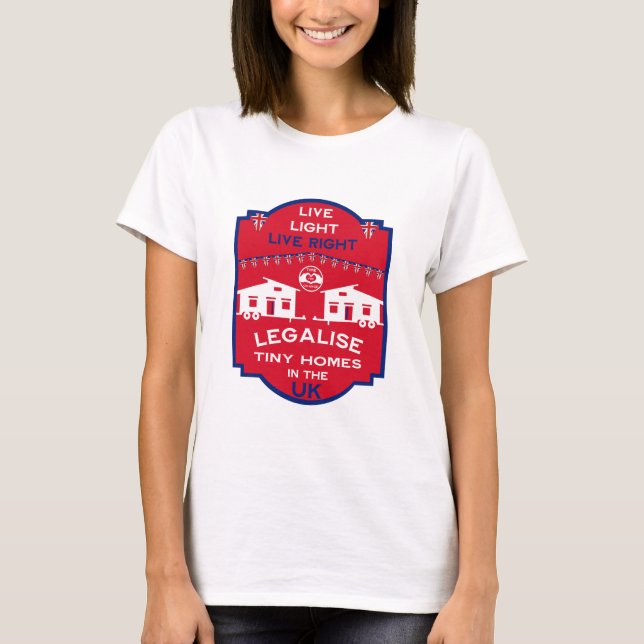 Tiny House UK T-Shirt (Vorderseite)