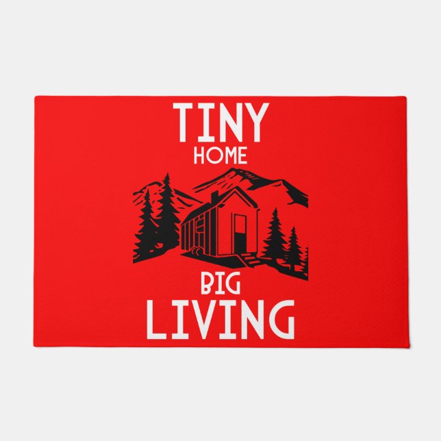 Tiny House Wohngestaltung Fußmatte (Vorderseite)