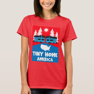 Tiny House Zuhause America T-Shirt