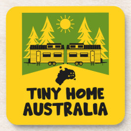 Tiny House Zuhause Australia Getränkeuntersetzer