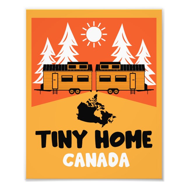 Tiny House Zuhause Canada Fotodruck (Vorne)