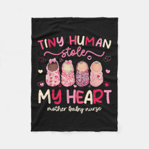 Tiny Human Stole My Heart Mutter Baby Nurse Nicu V Fleecedecke