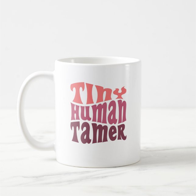 Tiny Human Tamer Daycare Child Care Worker Gift Kaffeetasse (Links)