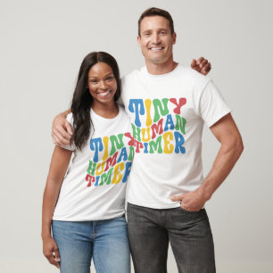 Tiny Human Tamer Daycare Worker Funny T - Shirt
