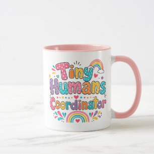 Tiny Humans Koordinator Lehrer Tasse – Lustige Bil