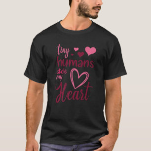 Tiny Humans stahl mein Herz Valentine S Day Nicu N T-Shirt