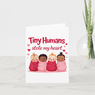 Tiny Humans stiehlte meinen Valentinstag Nicu Nur Karte