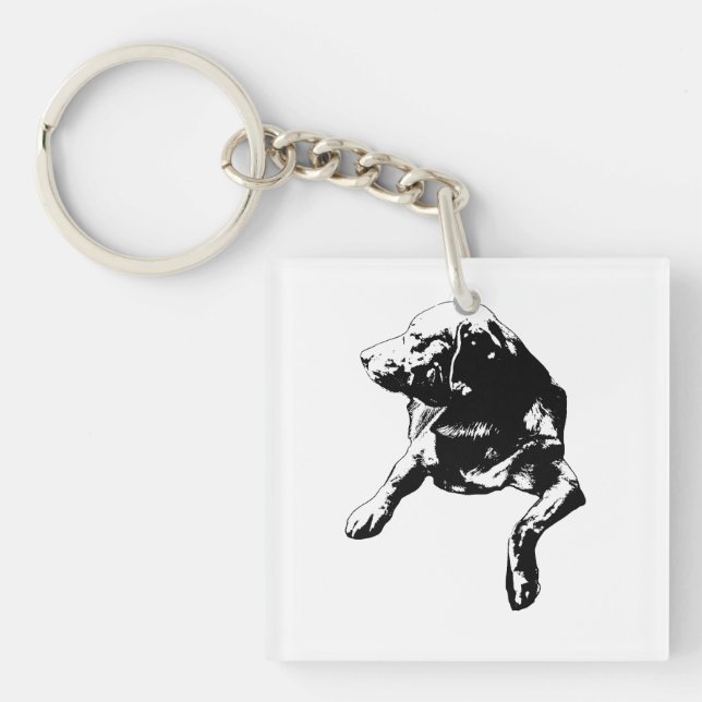 Tiny Keeper-Tag, Labrador Schlüsselanhänger (Vorderseite)