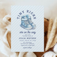 Tiny Kicks Sneakers Sports Blue Baby Dusche