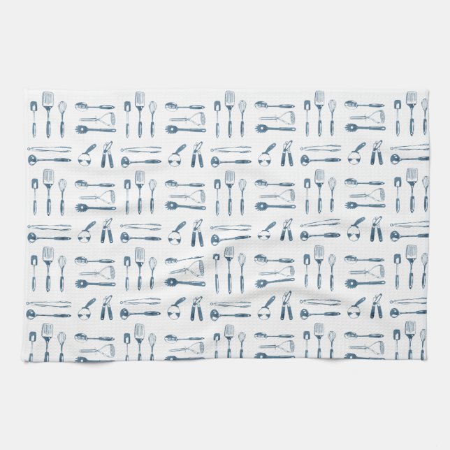 Tiny Kitchen Utensils Geschirrtuch (Horizontal)