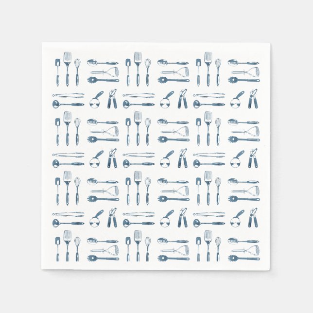 Tiny Kitchen Utensils Serviette (Vorderseite)