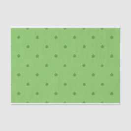 Tiny Kleeblatts St. Patrick's Day Print Seidenpapier