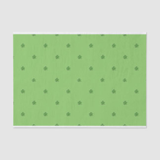 Tiny Kleeblatts St. Patrick's Day Print Seidenpapier