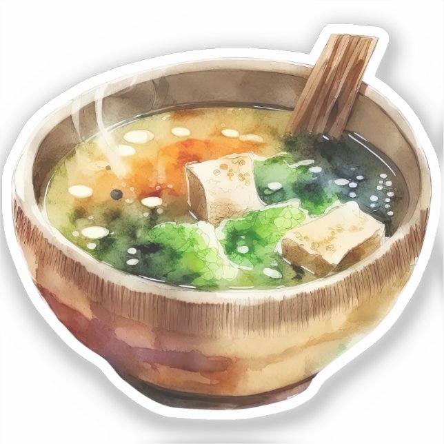 Tiny Korean Soup Art Stickers Aufkleber (Vorderseite)